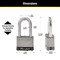 Master Lock 3.18 in. H X 1-3/4 in. W Stainless Steel 4-Pin Tumbler Marine Padlock 1SSKADLFHC - alternate 3
